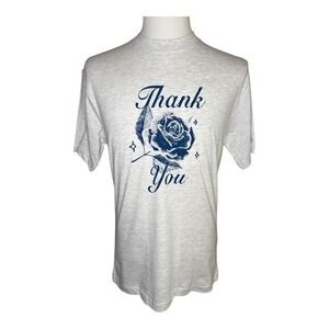 MARKET Thank You Rose Graphic T-Shirt Crew Neck‎ Short Sleeve XXL